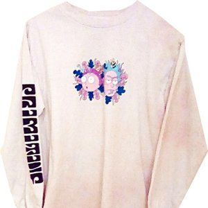 Rick and Morty Long Sleeve T Shirt Medium